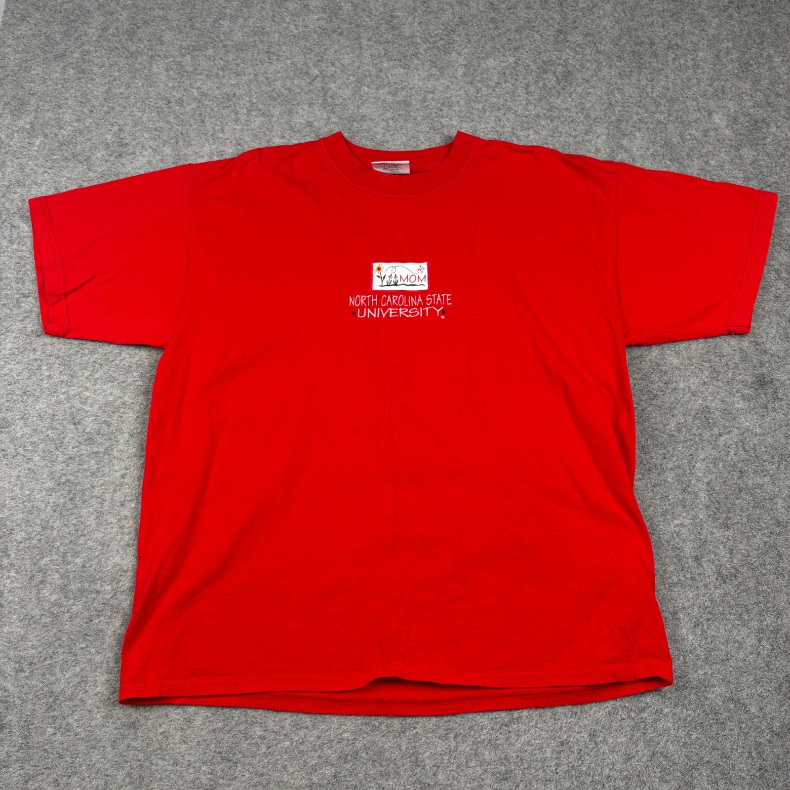 Usa Player Sportswear T Shirt Unisex Xl Nc State University Mom Red Vintage 90s